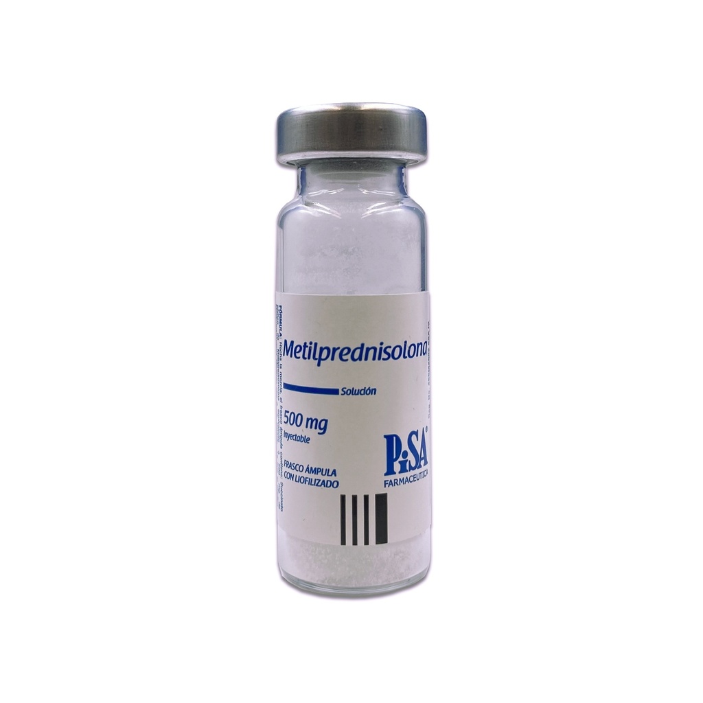 METILPREDNISOLONA SOL INY 500 MG/8 ML LAB PISA | Website Farmacias Lolyta