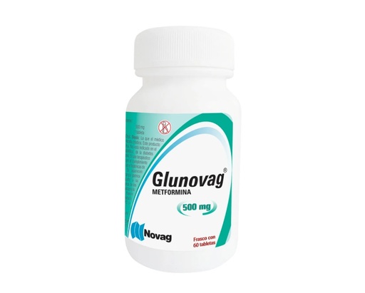 [3216] METFORMINA 500 MG C/60 TAB GLUNOVAG LAB NOVAG