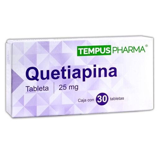 [3225] QUETIAPINA 25 MG C/30 TAB LAB TEMPUS PHARMA