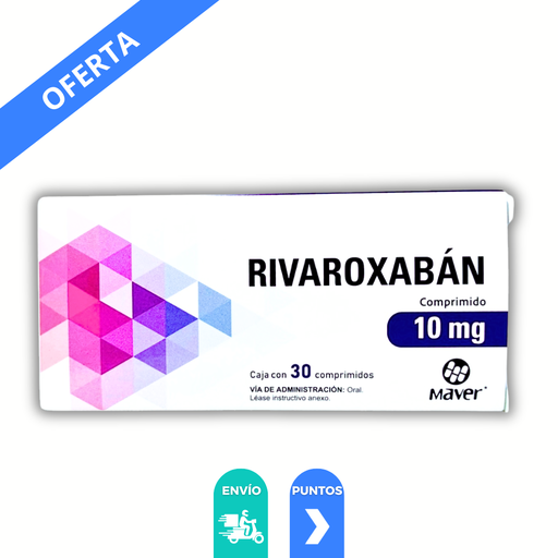 [3341] RIVAROXABAN 10 MG C/30 COMPRIMIDOS LAB MAVER