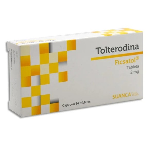 [3344] TOLTERODINA 2 MG C/14 TAB FICSATOL LAB SUANCA
