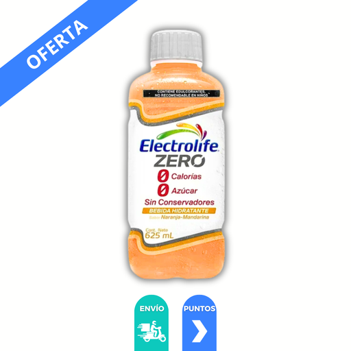 [3349] ELECTROLIFE ZERO HIDRATANTE NARANJA-MANDARINA 625 ML LAB PISA