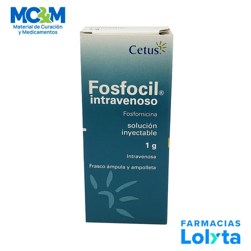 [348] FOSFOCIL SOL INY 1 G IV C/1 AMP FOSFOMICINA LAB CETUS