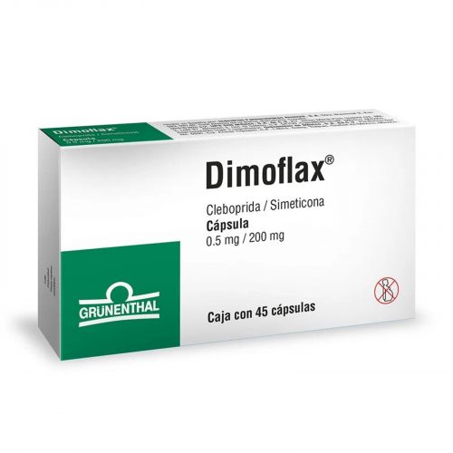 [3378] DIMOFLAX 0.5/200 MG C/45 CAP CLEBOPRIDA SIMETICONA LAB GRUNENTHAL