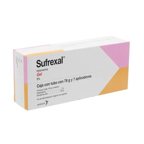[3425] SUFREXAL 2% GEL VAGINAL 78 G C/7 APLICADORES KETANSERINA LAB JANSSEN-CILAG