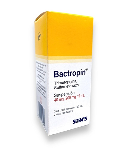 [1899] TRIMETOPRIMA SULFAMETOXAZOL SUSPENSION 40/200 MG/5 ML FCO C/120 ML BACTROPIN LAB SONS
