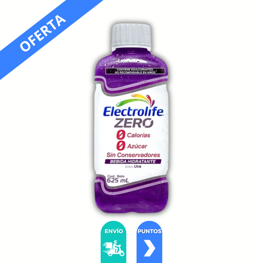 [3460] ELECTROLIFE ZERO HIDRATANTE UVA 625 ML LAB PISA