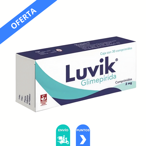 [4720] LUVIK 2 MG C/30 TAB GLIMEPIRIDA LAB SIEGFRIED RHEIN