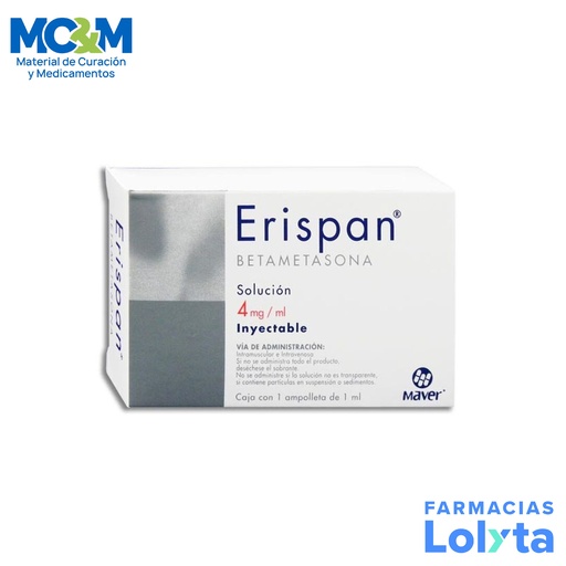 [1463] BETAMETASONA SOL INY 4MG/ML C/1ML IM/IV ERISPAN LAB MAVER