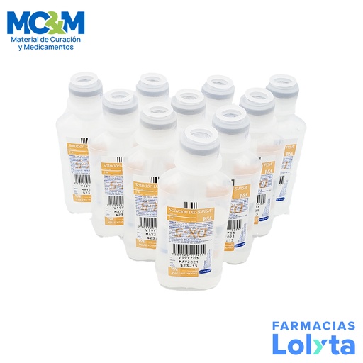 [2665] GLUCOSA 5% SOL INY 100 ML SOLUCION DX-5 LAB PISA