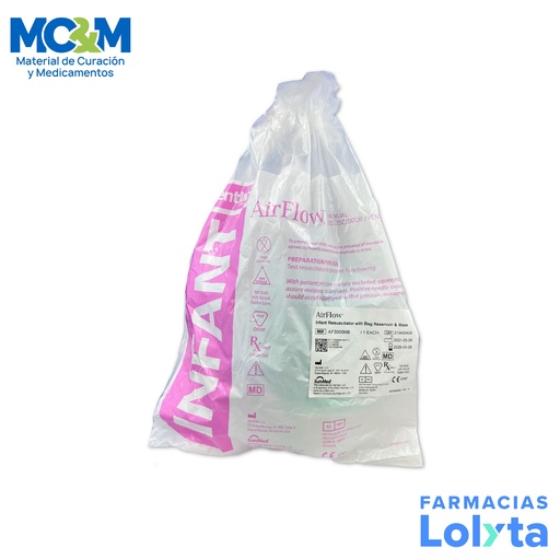 [74] AMBU NEONATAL RESUCITADOR DESECHABLE CON MASACARILLA AF3000MB SUNMED
