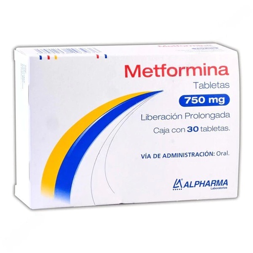 [3631] METFORMINA 750 MG C/30 TAB LP LAB ALPHARMA