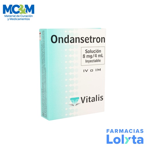 [2607] ONDANSETRON SOL INY 8 MG/4 ML C/3 AMP SETRONALIS LAB VITALIS