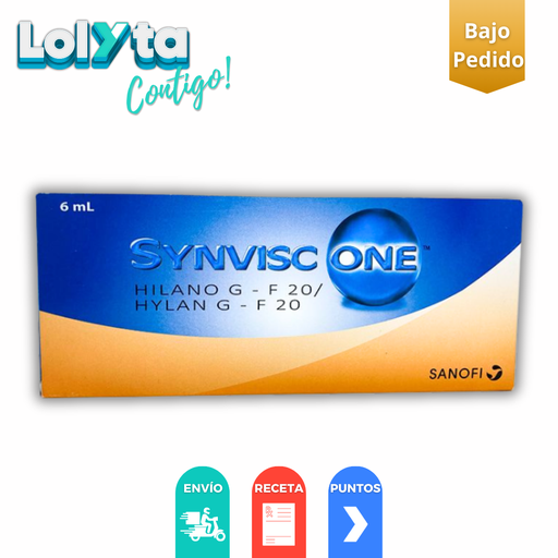 [3727] SYNVISC ONE SOL INY 8 MG/ML C/6 ML JERINGA PRELLENADA HILANO G-F 20 LAB SANOFI