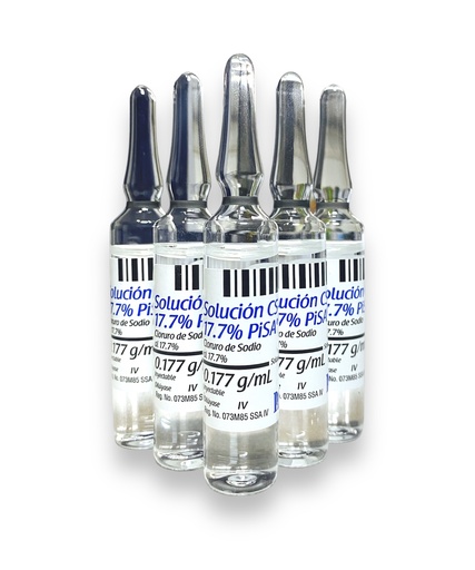 [3303] CLORURO DE SODIO 17.7% SOL INY 10 ML PIEZA SOLUCION CS-C LAB PISA