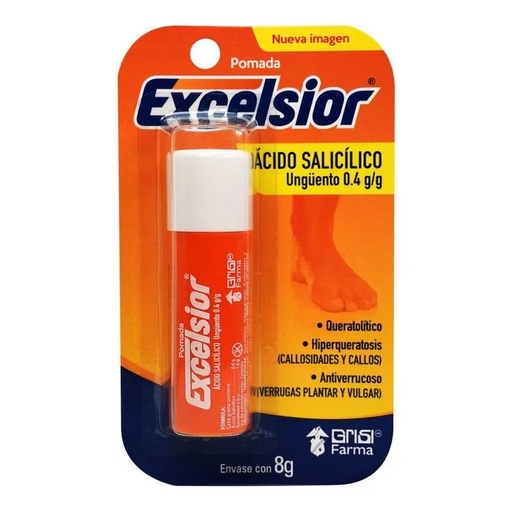[1723] POMADA EXCELSIOR 0.4G/G C/8G ACIDO SALICILICO LAB GRISI FARMA