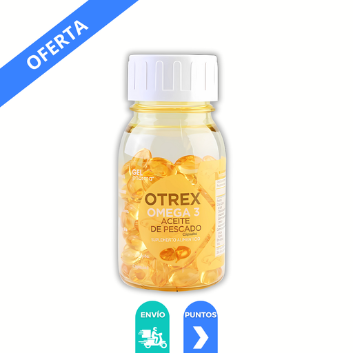 [3766] OMEGA 3 150 MG C/100 CAP OTREX SUPLEMENTO ALIMENTICIO LAB GELPHARMA
