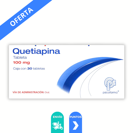 [3793]  QUETIAPINA 100 MG C/30 TAB LAB PSICOFARMA