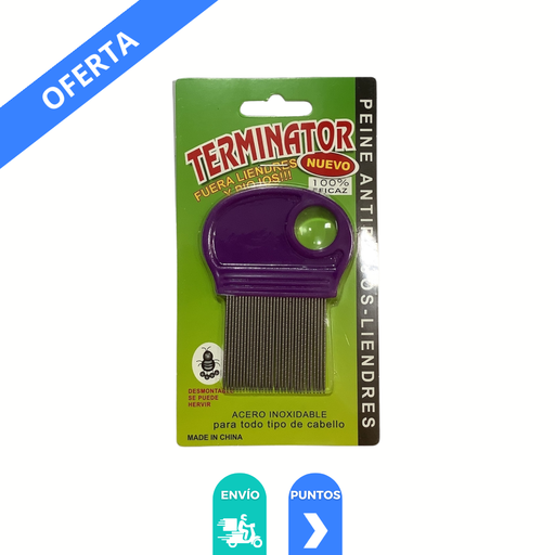 [3960] PEINE ANTIPIOJOS-LIENDRES TERMINATOR