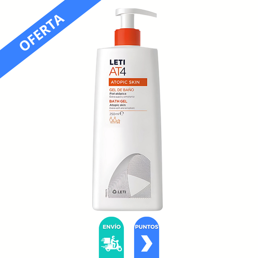 [1550] LETI AT4 250 ML GEL DE BAÑO PIEL ATOPICA LETI