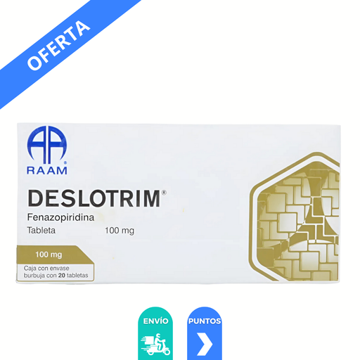 [2243] FENAZOPIRIDINA 100 MG C/20 TAB DESLOTRIM LAB RAAM