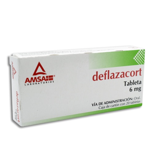 [2768] DEFLAZACORT 6 MG C/20 TAB LAB AMSA
