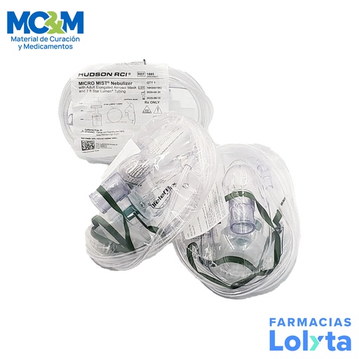 [3712] MICRONEBULIZADOR CON MASCARILLA ADULTO MICRO MIST REF HUDRHS885U HUDSON
