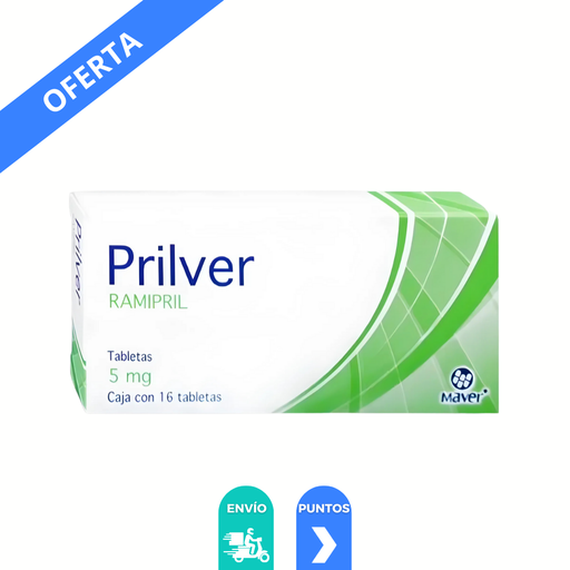 [4058] RAMIPRIL 5 MG C/16 TAB PRILVER LAB MAVER