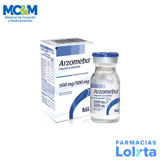 [2596] IMIPENEM/CILASTATINA SOL INY 500MG/500MG ARZOMEBA LAB PISA