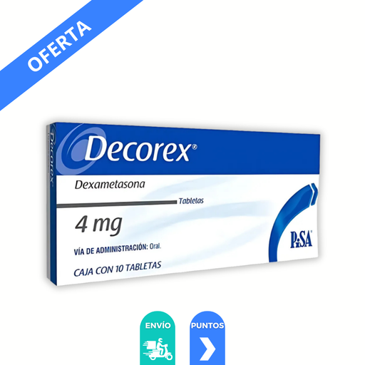 [4208] DEXAMETASONA 4 MG C/10 TAB DECOREX LAB PISA