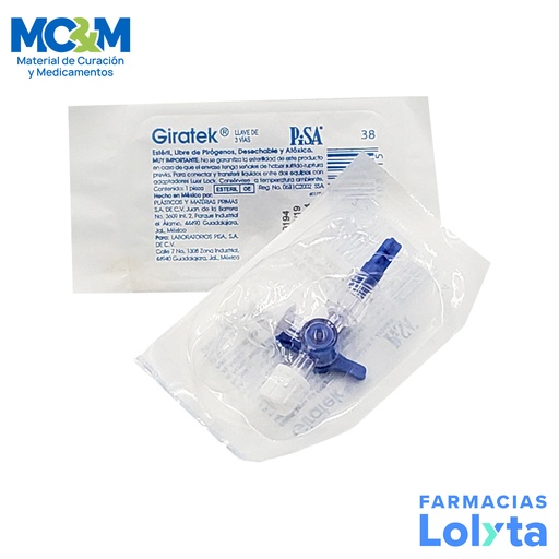 [4144] GIRATEK LLAVE DE 3 VIAS LAB PISA