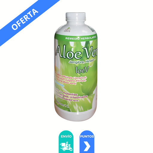 [4232] ALOE VERA JENGIBRE HINOJO SUSP ORAL 1 L LOEV LAB SALUD NATURAL