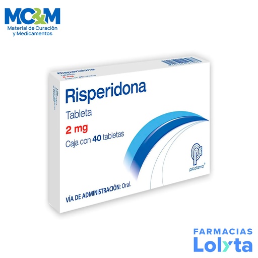 [687] RISPERIDONA 2 MG C/40 TAB LAB PSICOFARMA