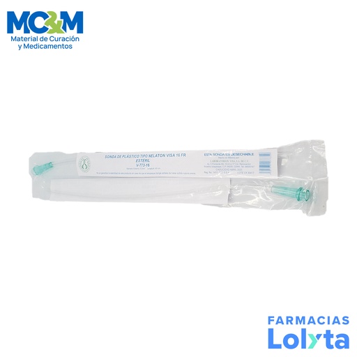 [4373] SONDA NELATON #16 FR TRANSPARENTE VISA V-773-16