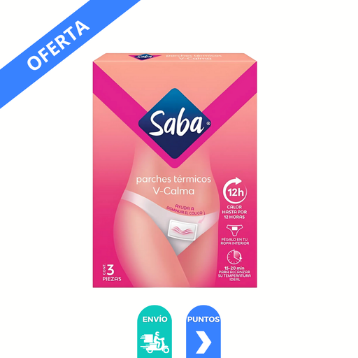 [4264] SABA V-CALMA PARCHE TERMICO C/3 PZAS ESSITY