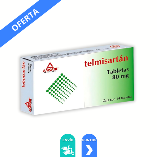 [4315] TELMISARTAN 80 MG C/14 TAB LAB AMSA