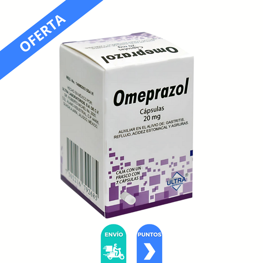 [4323] OMEPRAZOL 20 MG C/7 CAP LAB ULTRA