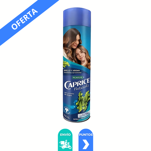 [4334] SPRAY CAPRICE NATURALS EXTRACTO DE ALGAS C/316 ML (AZUL) PALMOLIVE