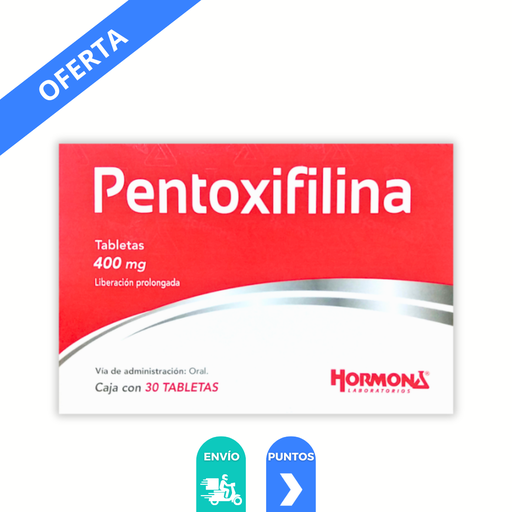 [4423] PENTOXIFILINA 400 MG C/30 TAB LP LAB HORMONA
