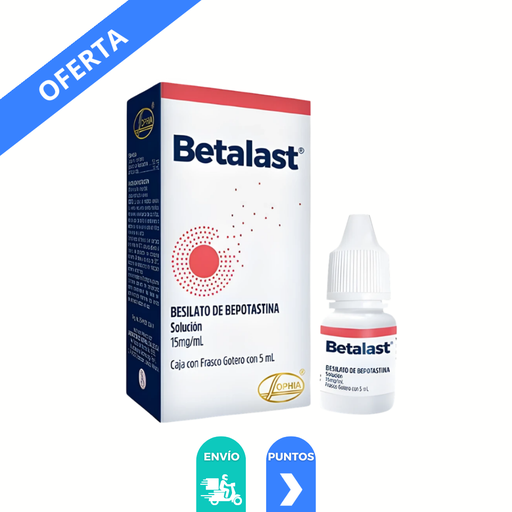 [4426] BETALAST SOL OFTALMICA 15 MG/ML FCO GOTERO C/5 ML BESILATO DE BEPOTASTINA LAB SOPHIA