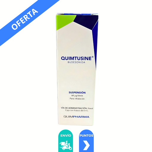 [4462] BUDESONIDA SUSP P/INHALACION 64 MCG/DOSIS FCO C/6 ML QUIMTUSINE LAB QUIMPHARMA