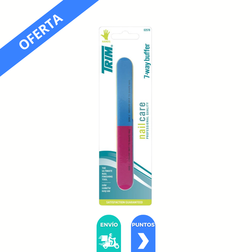 [4489] LIMA DE UÑAS 7 PASOS TRIM NAIL CARE