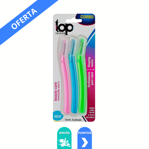 [4496] PERFILADORES PARA CEJAS 3 PZAS TOP FASHION
