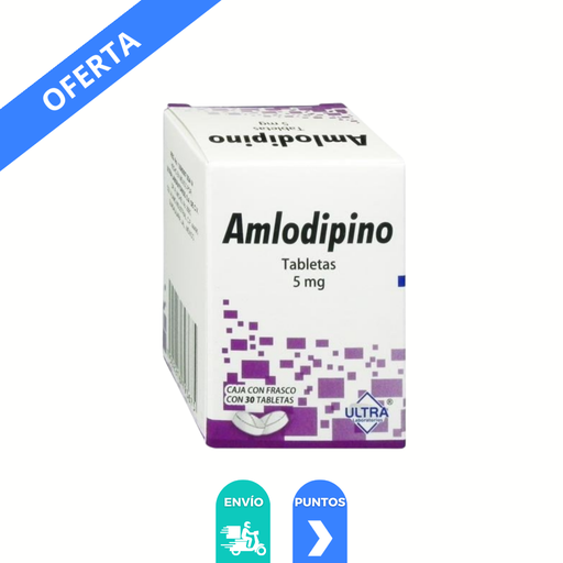 [3653] AMLODIPINO 5 MG C/30 TAB LAB ULTRA