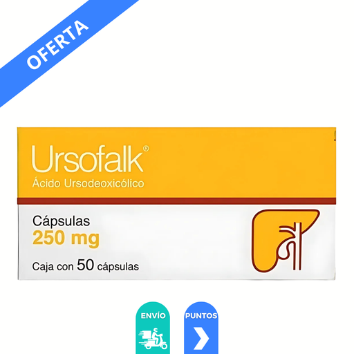 [4539] URSOFALK 250 MG C/50 CAP ACIDO URSODEOXICOLICO LAB SCHWABE