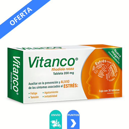 [4567] VITANCO 200 MG C/30 TAB RHODIOLA ROSEA LAB SCHWABE
