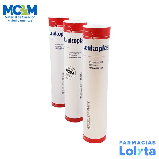[3149] TELA ADHESIVA 2" 5 CM X 10 M TUBO C/6 PZAS LEUKOPLAST BSN