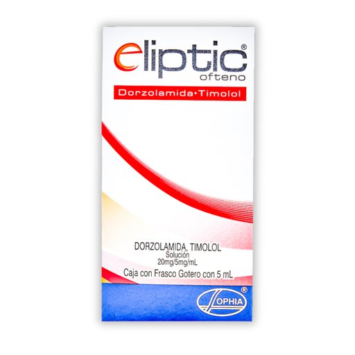 [4615] ELIPTIC OFTENO SOL OFTALMICA 20/5 MG/ML FCO C/5 ML DORZOLAMIDA TIMOLOL LAB SOPHIA