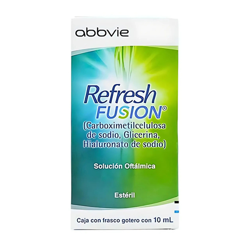 [4639] REFRESH FUSION SOL OFTALMICA 0.5/0.9/1% FCO C/10 M CARBOXIMETILCELULOSA GLICERINA HIALURONATO DE SODIO LAB ABBVIE