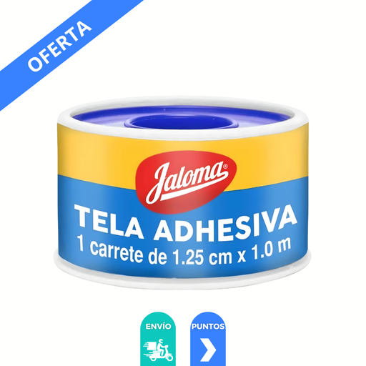 [4670] TELA ADHESIVA 1.25 CM X 1 M LAB JALOMA